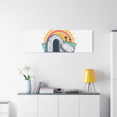 Easter: The Original Plot Twist Canvas | Christian Easter, He Is Risen
