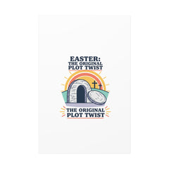 Easter: The Original Plot Twist Canvas | Christian Easter, He Is Risen