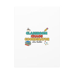 Classroom Chaos Coordinator Canvas | Teacher Appreciation, Teacher Gifts