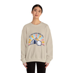 Let the Good News Roll Sweatshirt | Christian Easter, He Is Risen
