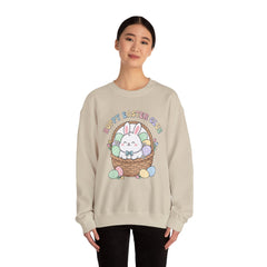 Happy Easter Club Bunny Sweatshirt | pastel spring, bunny aesthetic