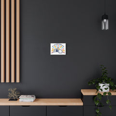 Let the Good News Roll Canvas | Christian Easter decor, He Is Risen wall art