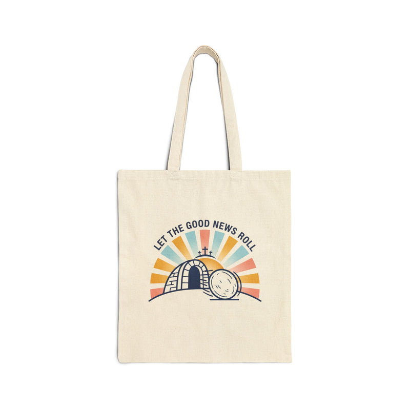 He Is Risen Sunrise Tote | Christian Easter Tote, Faith-Based Humor