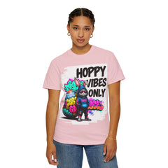 Hoppy Vibes Only T-Shirt — Graffiti Bunny Easter Graphic Tee