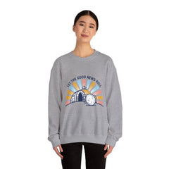 Let the Good News Roll Sweatshirt | Christian Easter, He Is Risen