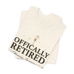 Officially Retired Floral Tee | retirement gifts for women, personalized retirement gifts