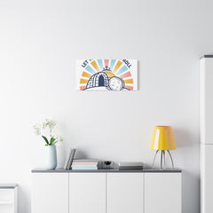 Let the Good News Roll Canvas | Christian Easter decor, He Is Risen wall art