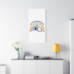 Let the Good News Roll Canvas | Christian Easter decor, He Is Risen wall art