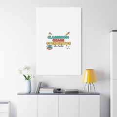 Classroom Chaos Coordinator Canvas | Teacher Appreciation, Teacher Gifts