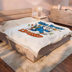 Egg Hunt Legend Velveteen Plush Blanket | Boys Easter, Egg Hunter Graphic