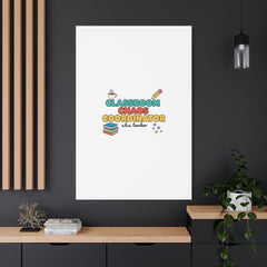 Classroom Chaos Coordinator Canvas | Teacher Appreciation, Teacher Gifts