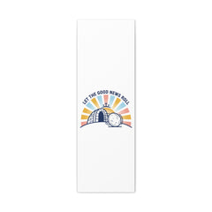Let the Good News Roll Canvas | Christian Easter decor, He Is Risen wall art