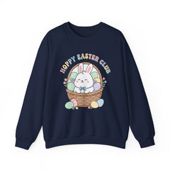 Happy Easter Club Bunny Sweatshirt | pastel spring, bunny aesthetic