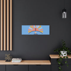He Is Risen I'm Still Waking Up Canvas | Christian Easter decor, faith-based humor