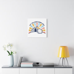 Let the Good News Roll Canvas | Christian Easter decor, He Is Risen wall art
