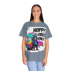 Hoppy Vibes Only T-Shirt — Graffiti Bunny Easter Graphic Tee
