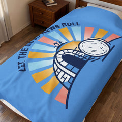 Let the Good News Roll Velveteen Blanket | Christian Easter, He Is Risen