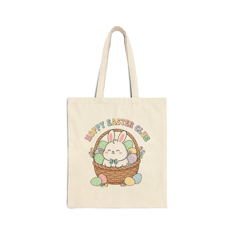 Easter Bunny Aesthetic Tote | pastel spring, vintage Easter, cottagecore