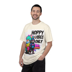 Hoppy Vibes Only T-Shirt — Graffiti Bunny Easter Graphic Tee