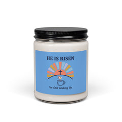 He Is Risen Candle | Scented Soy Candle, Easter Christian Humor