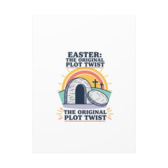 Easter: The Original Plot Twist Canvas | Christian Easter, He Is Risen