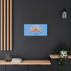 He Is Risen I'm Still Waking Up Canvas | Christian Easter decor, faith-based humor