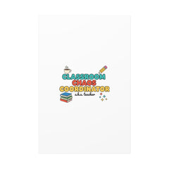 Classroom Chaos Coordinator Canvas | Teacher Appreciation, Teacher Gifts