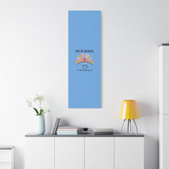 He Is Risen I'm Still Waking Up Canvas | Christian Easter decor, faith-based humor