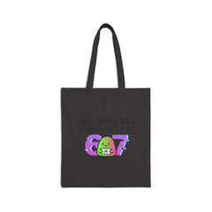 operating at a stable 6.7/10 Tote | 67 shirt, absurdist humor