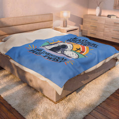 Easter: The Original Plot Twist Velveteen Blanket | Christian Easter humor