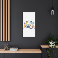 Let the Good News Roll Canvas | Christian Easter decor, He Is Risen wall art