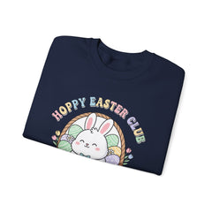 Happy Easter Club Bunny Sweatshirt | pastel spring, bunny aesthetic