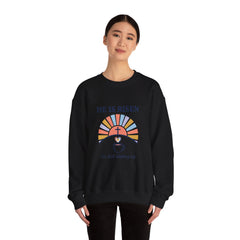 He Is Risen Crewneck Sweatshirt | Christian Easter shirt, faith-based humor