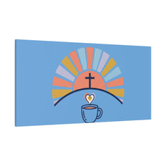 He Is Risen I'm Still Waking Up Canvas | Christian Easter decor, faith-based humor