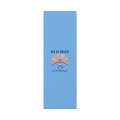 He Is Risen I'm Still Waking Up Canvas | Christian Easter decor, faith-based humor