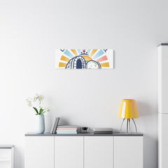 Let the Good News Roll Canvas | Christian Easter decor, He Is Risen wall art
