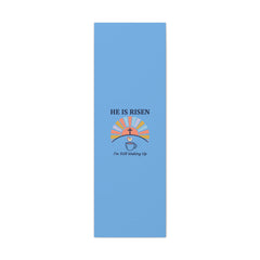 He Is Risen I'm Still Waking Up Canvas | Christian Easter decor, faith-based humor