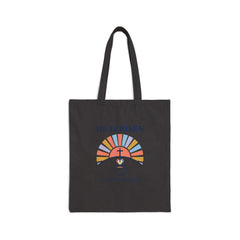 He Is Risen tote, Christian Easter tote | faith-based humor, sunrise design