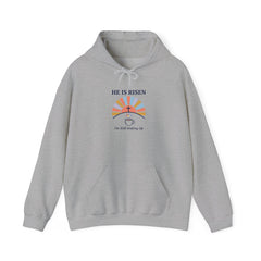He Is Risen Sunrise Hoodie | Christian Easter shirt, faith-based humor
