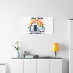 Easter: The Original Plot Twist Canvas | Christian Easter, He Is Risen