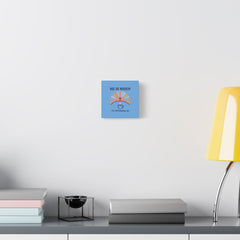 He Is Risen I'm Still Waking Up Canvas | Christian Easter decor, faith-based humor