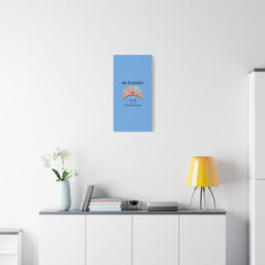 He Is Risen I'm Still Waking Up Canvas | Christian Easter decor, faith-based humor