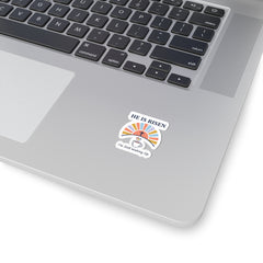 He Is Risen Coffee Sticker | Christian Easter, Faith-Based Humor