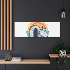 Easter: The Original Plot Twist Canvas | Christian Easter, He Is Risen