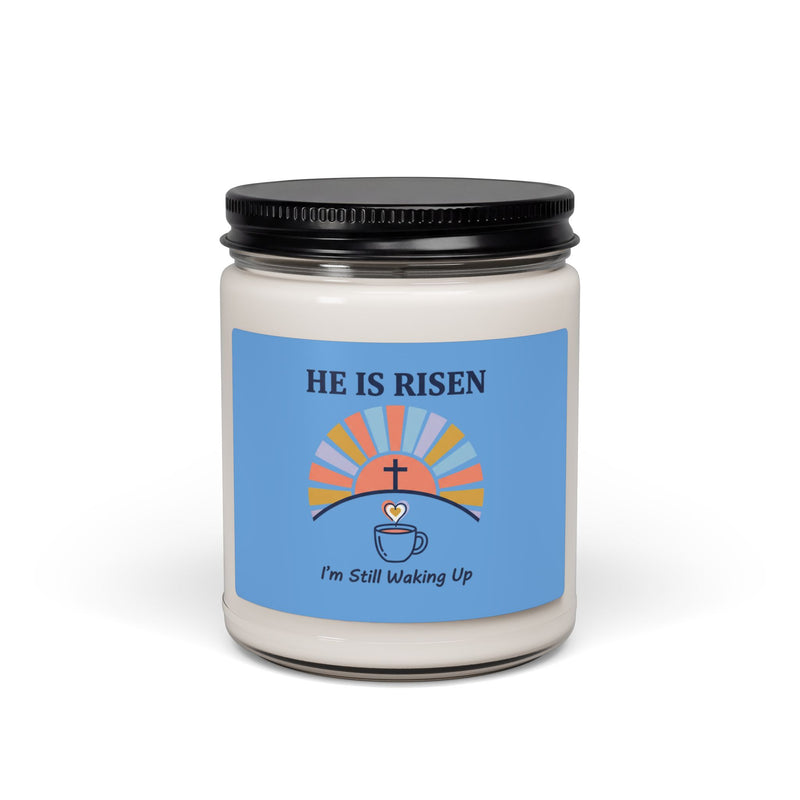 He Is Risen Candle | Scented Soy Candle, Easter Christian Humor