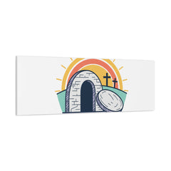 Easter: The Original Plot Twist Canvas | Christian Easter, He Is Risen