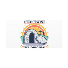 Easter: The Original Plot Twist Canvas | Christian Easter, He Is Risen