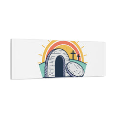 Easter: The Original Plot Twist Canvas | Christian Easter, He Is Risen