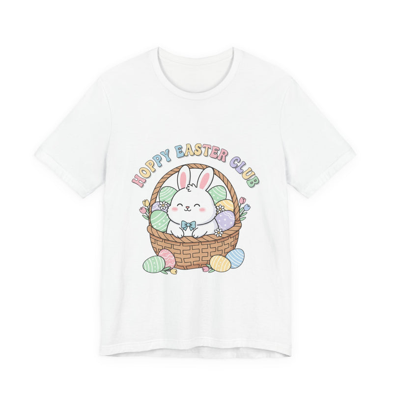 Hoppy Easter Bunny Basket Tee | pastel spring, cottagecore