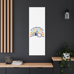 Let the Good News Roll Canvas | Christian Easter decor, He Is Risen wall art